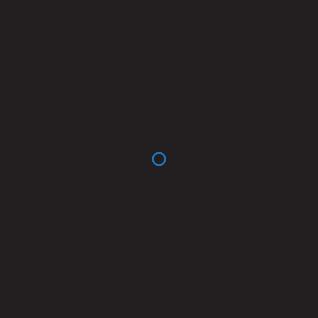 A dark grey circle with a blue outline in the middle of a blank, black square canvas.